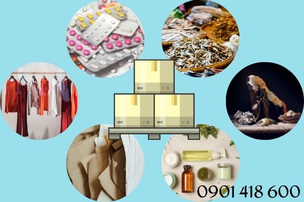 Các mặt hàng Vương Nhất Phát gửi hàng đi Mỹ, Úc và Canada từ Bình Phước