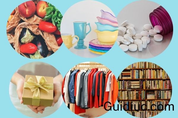 Những hàng hóa được gửi đến Mỹ Úc Canada